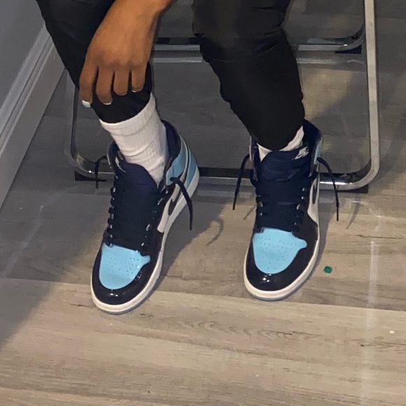 UNC Jordan 1s - Picture 1 of 2